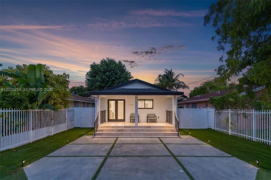 1244 SQFT UNDER A/ Charming fully renovated 3 bedrooms 2 bathrooms COMPLETELY FURNISHED WITH JACUZZI INCLUDED. Residence located in the heart of Miami's rapidly growing urban corridor. This move in ready homes blends modern upgrades with timeless character, featuring a bring open layout, updated kitchen and bathroom, styling finishes, and abundant natural light throughout. Conveniently situated near Winwood, the design district, Miami International airport, major highways, shopping, dinning and entertainment. Spacious backyard offers endless possibilities for outdoor living, entertainment, or future expansion. Ideal opportunity for homeowners, investors, or short term rental potential in one of Miami's evolving neighborhood. NO ASSOCIATION.