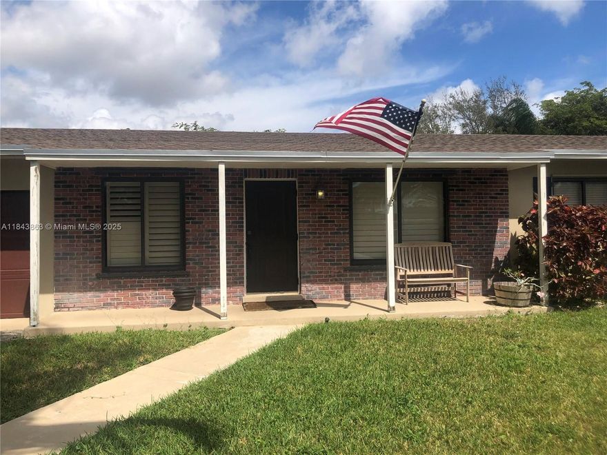 4 bed/2.5 bath paradise with private backyard with large hedges. This NO FLOOD ZONE home had a new roof in 2019. Floors, window, kitchen and baths done in 2019.  Insulation in attic done new in 2022.  Air conditioning and air handler brand new 2024.  Washer/dryer new in 2024. Half court basketball court and private kidney shaped pool.  Plenty of room for kids and pets to play!  No flood zone and in the St John Neumann proximity: The Falls, SW 117 Avenue and SW 104 Street are all easily accessible.  Great public schools and private schools.  Please TEXT for immediate reply.