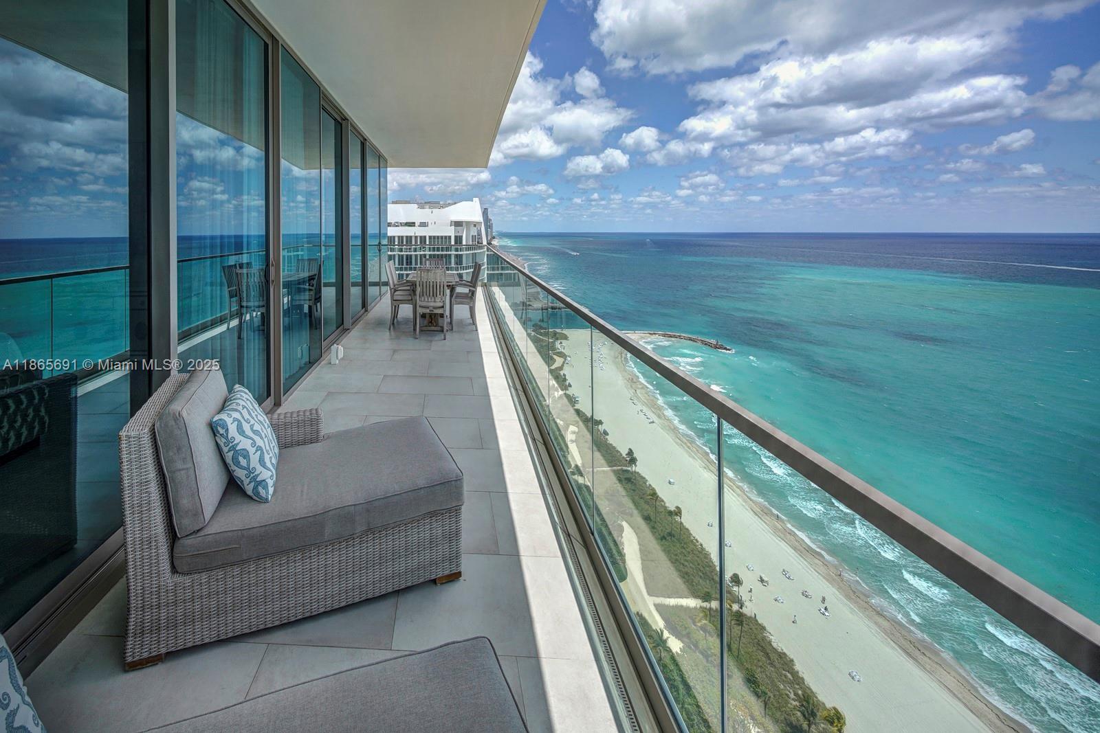 Exquisite 3-bedroom, 4.5-bath corner residence offering 4,185 sq ft of refined living space and 1,595 sq ft of wraparound terrace with breathtaking ocean, bay, and skyline unobstructed views.
Designed for both comfort and sophistication, this high-floor home features floor-to-ceiling glass walls, a private elevator foyer, an open-concept layout, and premium finishes throughout.
Oceana delivers five-star amenities including full beach service, Olympic-style pools, state-of-the-art fitness center, spa, private restaurant, two tennis courts, 24/7 concierge, and valet service. Jeff Koons' spectacular sculptures and exquisite paintings.
Situated in the heart of Bal Harbour.