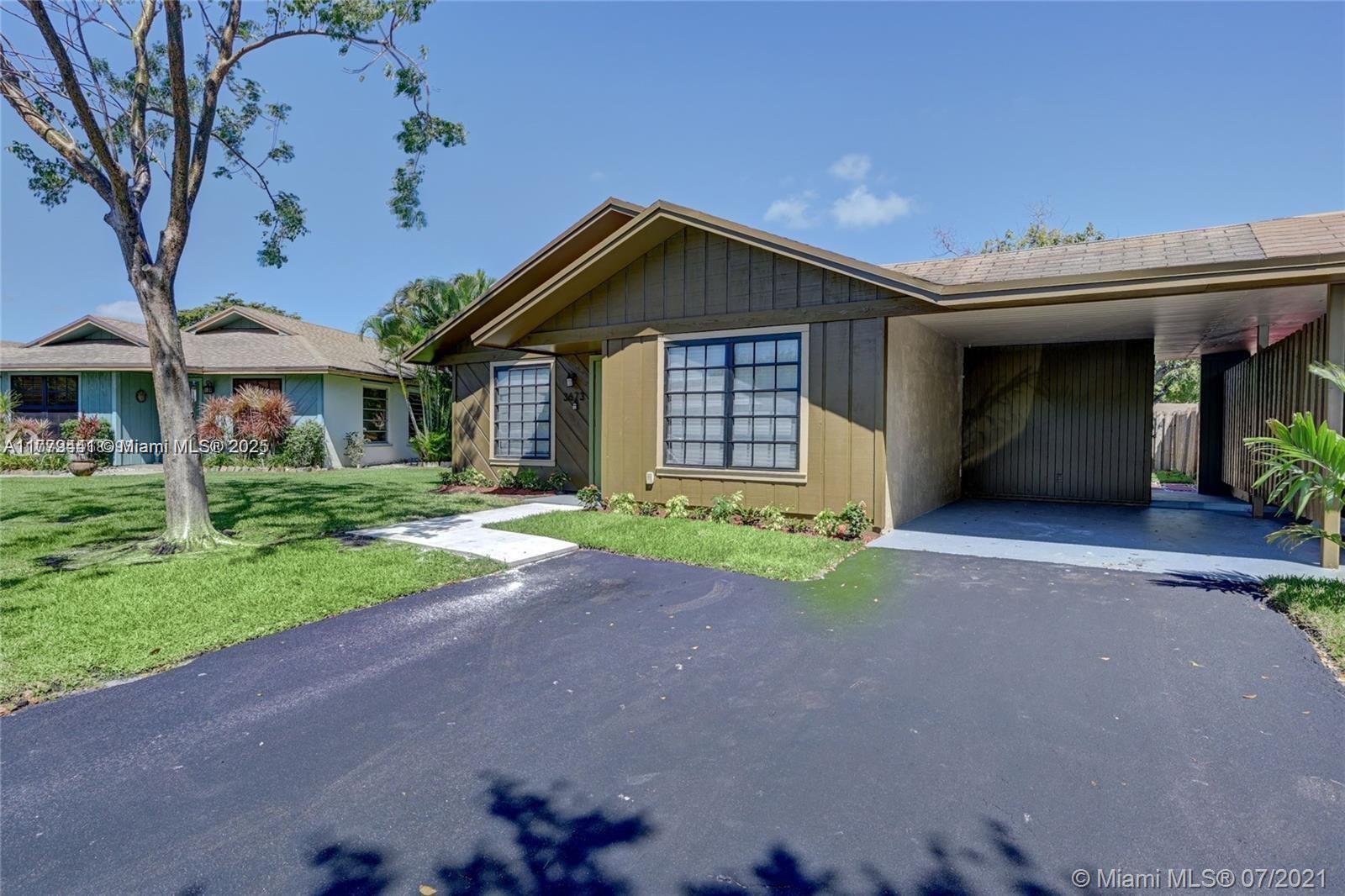 Rental Property at 3673 W Valley Green Dr 42, Davie, Broward County, Florida - Bedrooms: 3 
Bathrooms: 2  - $3,095 MO.