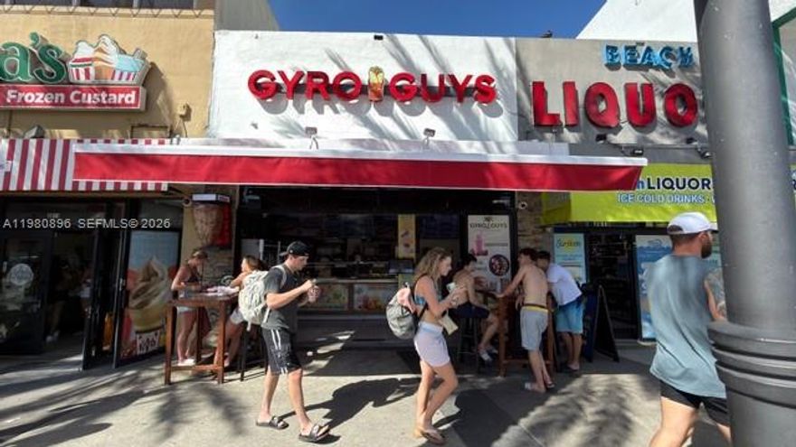 Excellent opportunity to acquire a fully established and operating Gyro restaurant located on the highly desirable Las Olas Boulevard, just minutes from the beach. This thriving business benefits from strong foot traffic, a loyal customer base, and outstanding 5-star reviews on Google.

The restaurant is fully equipped and turnkey, allowing a new owner to step in and continue operations seamlessly. All necessary licenses are in place and fully transferable, including a beer and wine license.

The current lease is approximately $11,000 per month, which includes trash, water, and sewer, with 6 years remaining and an option to extend up to 10 years, providing long-term stability in one of South Florida’s most sought-after dining destinations.

This is a rare opportunity to own a successful restaurant in one of Fort Lauderdale’s most vibrant dining and tourist corridors.