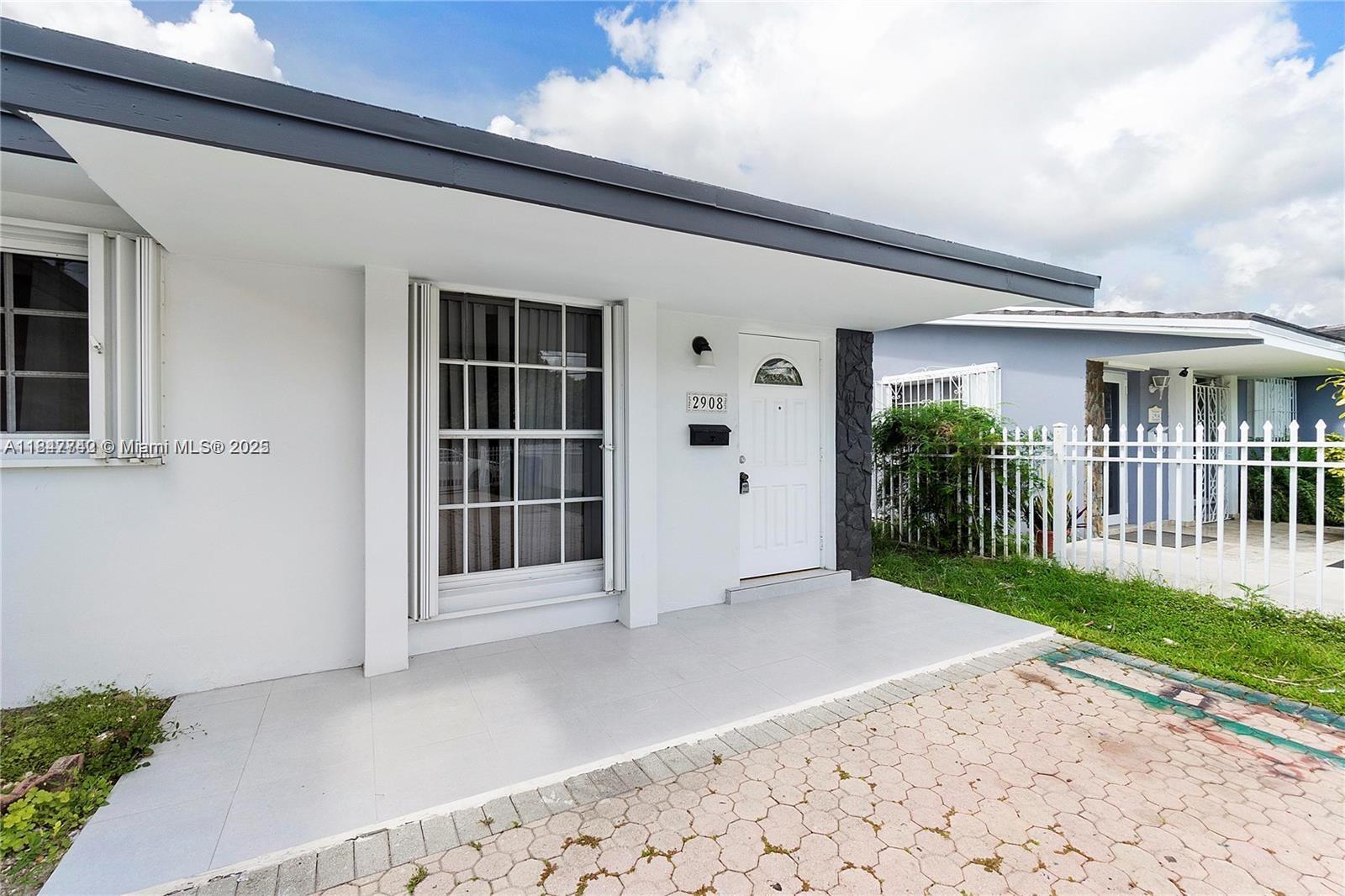 Completely remodeled 3/2 in the heart of Miami. New tile flooring throughout the house. New kitchen with stainless steel appliances. New bathrooms. Master bedroom with walk in closet. Laundry room inside the house. Big fenced yard with a Mango tree and a covered terrace. Plenty of parking spaces. Close to everything.