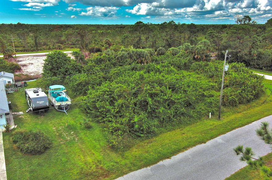 Exclusively listed by Sunland Real Estate: Prime 0.23-acre lot in Port Charlotte, Florida. Situated in a quite neighborhood on the South West part of Port Charlotte with plenty of nature. This high and dry property offers a fantastic location, making it an ideal spot to build a new home. Port Charlotte is a thriving area with increasing demand due to its prime location along Florida's Gulf Coast, offering easy access to beautiful beaches, parks, boating, and fishing. The city's growing infrastructure, combined with affordable land prices, makes it a highly sought-after location for new development and investment.