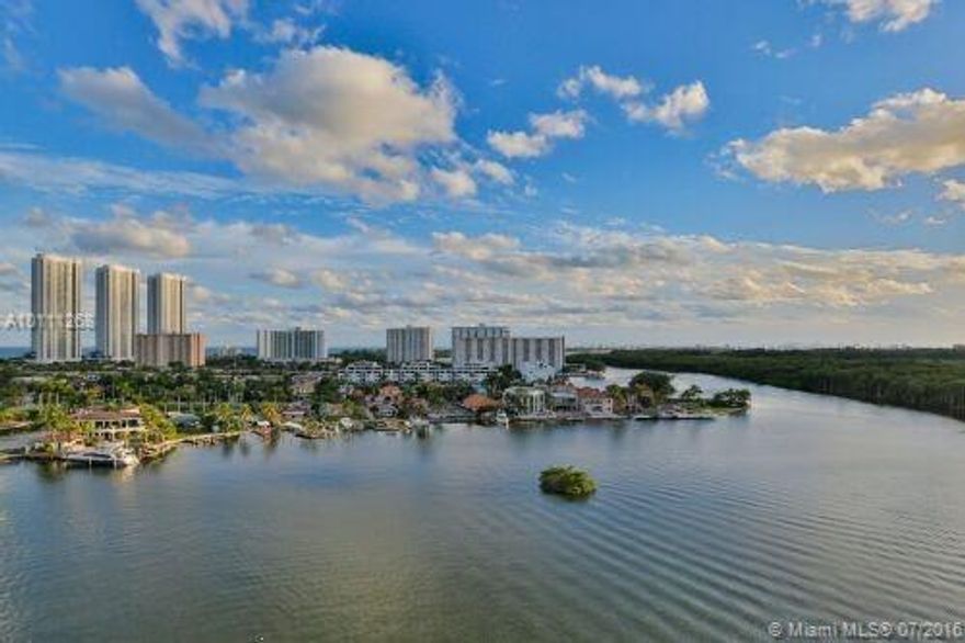 BEACH ACCESS w/ hourly golf cart, 5 star BEACH SERVICE next to Newport Hotel & best split-floorplan in a brand new smart building w/ an expansive large terrace, totally quiet w/ incredible unobstructed views of the Intracoastal, Ocean and Oleta Park. Full service building w/ top of the line amenities: unit 1002, a large 2 bed, 3 full baths w/ enclosed DEN facing south-west w/ 2 tandem parkings, fully finished w/ white ceramic floors, built in closets & window shades. Amazing place to live! EASY TO SHOW!