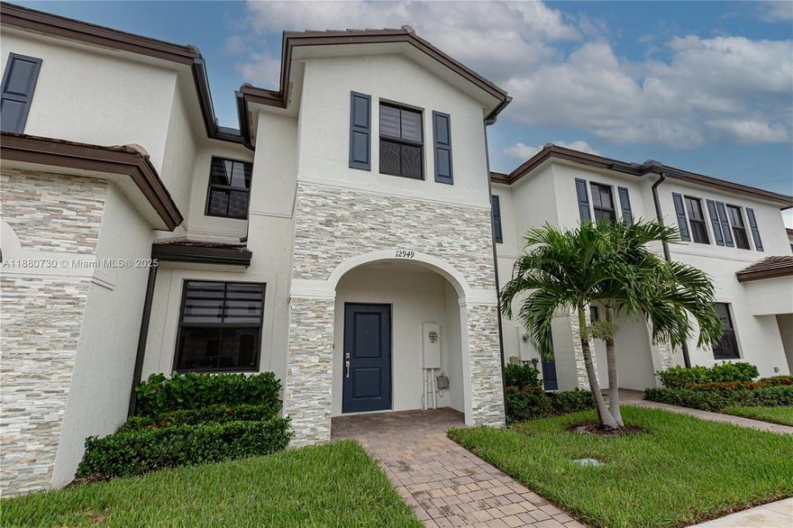 Welcome to Siena! Built in 2022, this townhouse is the kind of place you’ll instantly want to call home. With everything under 3 years old, you can move in carefree from impact windows and doors to the electric water heater and full-size washer & dryer. The layout offers spacious rooms with plenty of closets and a flow that makes sense. The patio is perfect for a zen corner, entertaining, or summer grilling, your retreat to recharge, celebrate, and enjoy. Tech lovers will love that it’s wired for convenience, and the two parking spaces in front (plus guest spots) are a huge perk. Siena’s clubhouse amenities complete the lifestyle and elevate everyday living with comfort and style, HOA only $90/month. Visit our Open House SUNDAY, Sept 28th, 1–3 PM and see why this home is ready for you.