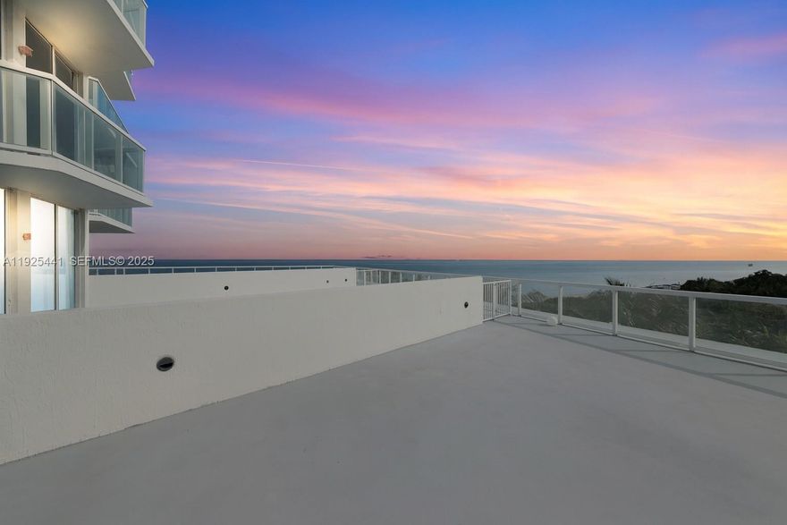 Experience coastal living at its finest with over 1,500 sqft of seamless indoor/outdoor space and UNOBSTRUCTED OCEAN VIEWS. Wake up to sunrises on your oversized private lanai, framed by floor-to-ceiling impact glass that fills the home with natural light. This furnished 1-bedroom, 2-bath residence offers marble floors, stainless steel appliances, granite counters, and the convenience of an in-unit washer and dryer. Enjoy one assigned parking space plus valet, along with amenities including a fitness room, bike and surfboard storage, pool, jacuzzi, and barbecue area. With 30-day rentals allowed, it’s also a fantastic opportunity for investors. Step outside to the beachfront walkway and the charm of Allison Park and its playground—your perfect Miami Beach retreat.