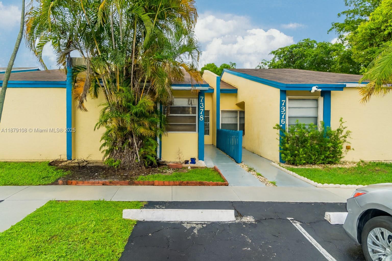 Discover this inviting 2-bedroom, 2-bath villa in the desirable Inverrary Villas community of Lauderhill, centrally located. Well-appointed kitchen with wood cabinetry, granite countertops, a pantry, and a cozy breakfast nook. Vinyl wood and tile flooring throughout. Lots of natural lighting. Split floor-plan. Full size Washer and Dryer .Private fenced backyard- perfect space for entertaining guests or enjoying quiet evenings outdoors. With a low HOA that covers lawn care and grants access to the community pool, this home is truly move-in ready. Schedule your private showing today!
