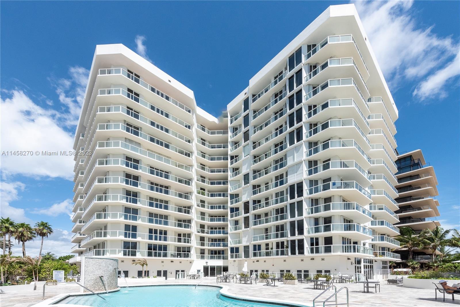 Freshly remodeled and airy, this 3 bed / 2.5 bath is located in an oceanfront boutique building. An elegant unit has a new open eat-in kitchen/bar, new bathrooms, new floors, & new AC with hurricane-impact windows/sliders to a balcony overlooking the bay & downtown. Closets are all upgraded with custom build-outs for easy access and bedrooms are equipped with high-tech electronic shades. The 3rd bedroom features bespoke cabinetry for efficient and seamless storage. The building is full service including valet/concierge and just completed an extensive renovation to the exterior and pool areas. Assessments have all been paid in full. Steps away from Bal Harbor shops, restaurants, and great schools and places of worship. This unit boasts beautiful natural light and is ready for move-in today!