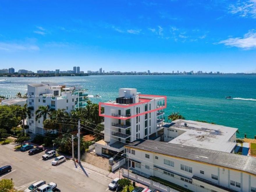 NEW CONSTRUCTION- MODERN LANAI RESIDENCE WITH UNIQUE OVERSIZED TERRACE FEATURING DIRECT DOWNTOWN CONSTRUCTION MODERN LANAI RESIDENCE WITH UNIQUE OVERSIZED TERRACE BY SABAL LUXURY BUILDER FEATURING DIRECT DOWNTOWN & WIDE BAY VIEWS! Easy Access to Ground Floor Pool through Spiral Staircase on Terrace. Experience Radiant Sunsets & Bay Views from this Flow-Thru Residence with 3 Bedrooms + 3.5 Baths. 2,551 SF of Luxurious Interior Living Space crowns this Chic Boutique Building. Private Elevator Entry into Open Floor plan with Expansive Living Areas with Natural Light from Floor-to-Ceiling Windows. Italian Eat-in Kitchen with Oversized Island + Ss Appliances. Primary Suite with Sunlight & Direct Downtown Views + Master Bath with Double Vanity.
