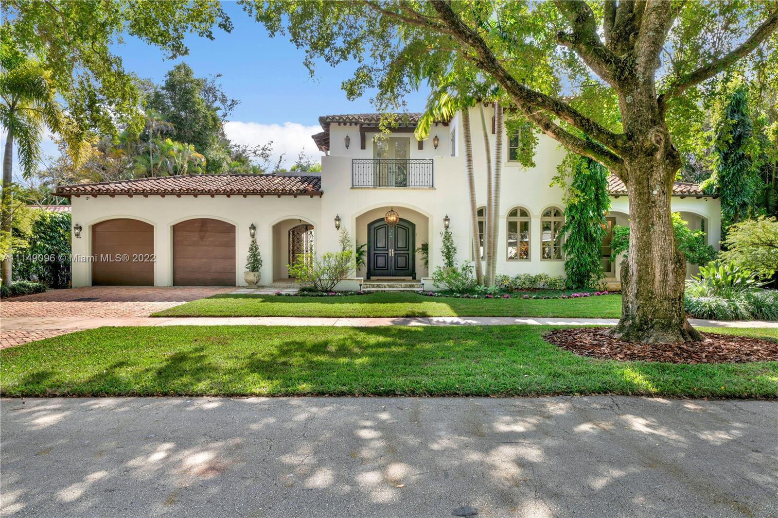 Coral Gables classic meets modern. Welcome to Casa Escobar! This exquisite 2011 custom built home captures the essence of Coral Gables w/all of today's smart home amenities.Perfect for enjoying & entertaining inside & out with living,family,& main bedroom all opening to tropical pool/patio through expansive french doors. Main bedroom plus guest room downstairs & two additional ensuite bedrooms upstairs separated by loft area & balcony.Prepare to be wowed by quality details throughout.Brazilian cherry wood, marble accents, Hector & Hector kitchen, impact windows/doors,& whole house generator to name a few. All situated on a spectacular tree-lined street in the prestigious Golden Triangle area,steps away from The Biltmore Hotel.Who is ready to call this timeless, picture perfect house,HOME?