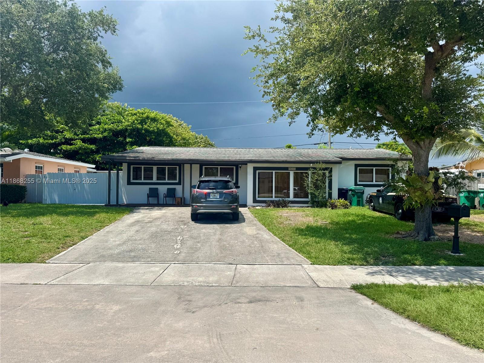 UTILITIES INCLUDED: electricity, water and internet. Welcome to this beautiful property located in an amazing neighborhood in Cutler Bay. Home was freshly painted, and bathroom was renovated after last tenant moved out. Open space concept with plenty of natural light making the big family room/dining area cozy and beautiful. High quality kitchen cabinets with high end kitchen appliances. Terrace has been closed with glass, and a split a/c was added, making this space ideal for multiple purposes, whether you would like to use it as an additional living room, office space, playroom, this is a very unique feature this house offers. There is additional backyard space. Plenty of parking. High impact doors and windows. No HOA. Only 2 months to move in. Will not last!