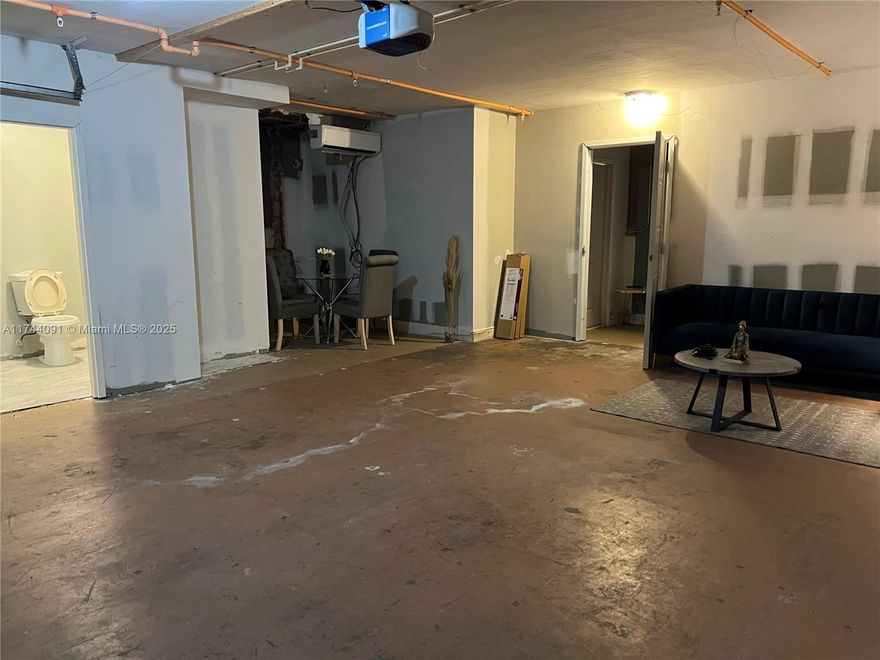 Take a video tour (in broker remarks). It is a 2 car garage with full bathroom in a nice historical neighborhood. Approximate 400 sf. It can be used to store tools/equipments/construction materials, park a luxury car, small boat, RV, used as an art studio, small gym....water and electricity included.
