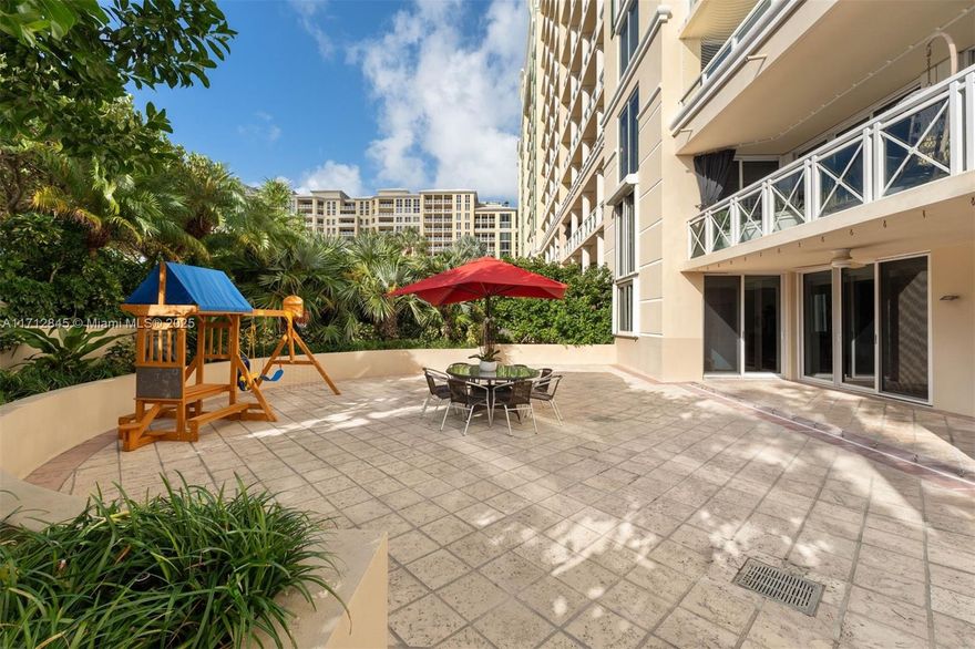 The best of both worlds—this one-of-a-kind lanai residence offers the space and feel of a house within a full-service condominium. Featuring an oversized terrace of over 2,000 sq. ft. just steps from the pristine beach and pool, it’s perfect for entertaining or a safe space for children to play. Spanning 3,950 sq. ft. under A/C, it boasts 4 en-suite bedrooms, including a spacious master suite with his-and-her bathrooms, plus 5.5 baths. Located in the island paradise of Key Biscayne, this full-service building offers valet, concierge, a gym, and more. The thoughtfully designed layout includes spacious living, dining, and family areas, plus a kitchen overlooking the terrace, seamlessly blending indoor and outdoor living.  This is a true gem!