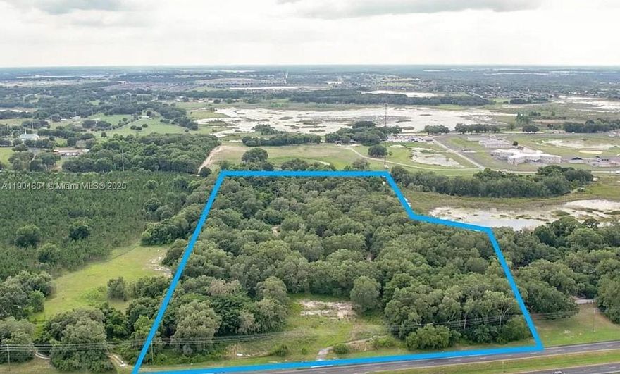 Now available: 15 acres of premier commercial land at 18537 U.S. Highway 27, Minneola, FL 34715, offered at $7,499,000. Just minutes from the Florida Turnpike, this high-exposure site offers excellent access, visibility, and long-term growth potential in one of Central Florida’s fastest-growing corridors. Zoned and fully permitted for a variety of commercial uses, the property is ideal for developers and investors. Approved uses include office, retail, restaurants, medical clinics, learning centers, and more. Public utilities, including water and sewer, are available at the perimeter, streamlining development.