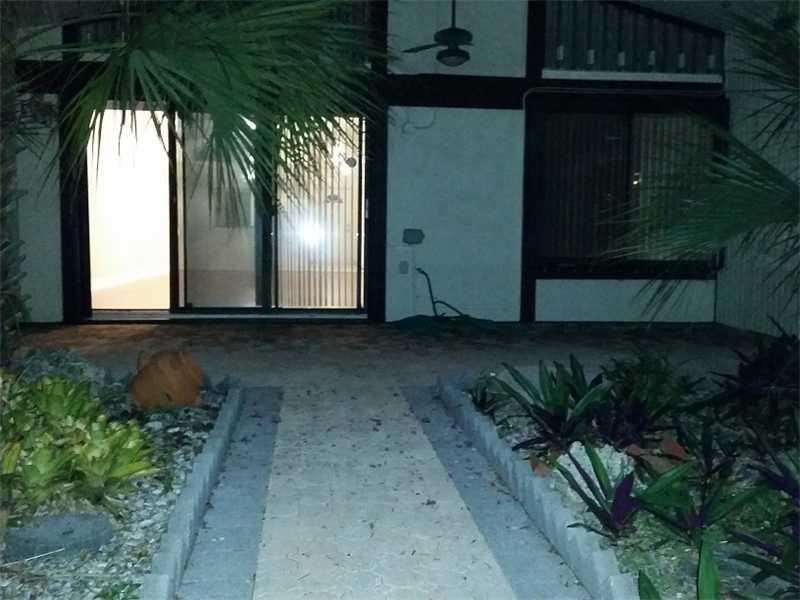GORGEOUS 1 STORY VILLA. REMODELED TO PERFECTION. BEAUTIFUL EAT IN KITCHEN WITH NEWER APPLIANCES, LAMINATE FLOORS, A/C IS ONLY 1 YEAR OLD, WASHER & DRYER. WALK IN CLOSETS. Accordion shutters, nice fenced patio/backyard with a room for storage. The fence has a door that leads to the back w/ a greenbelt walking area & sitting benches. Exquisite taste. Need wonderful tenants with great references. Must submit credit report and supply references with offer to be presented to owners. Won't last!