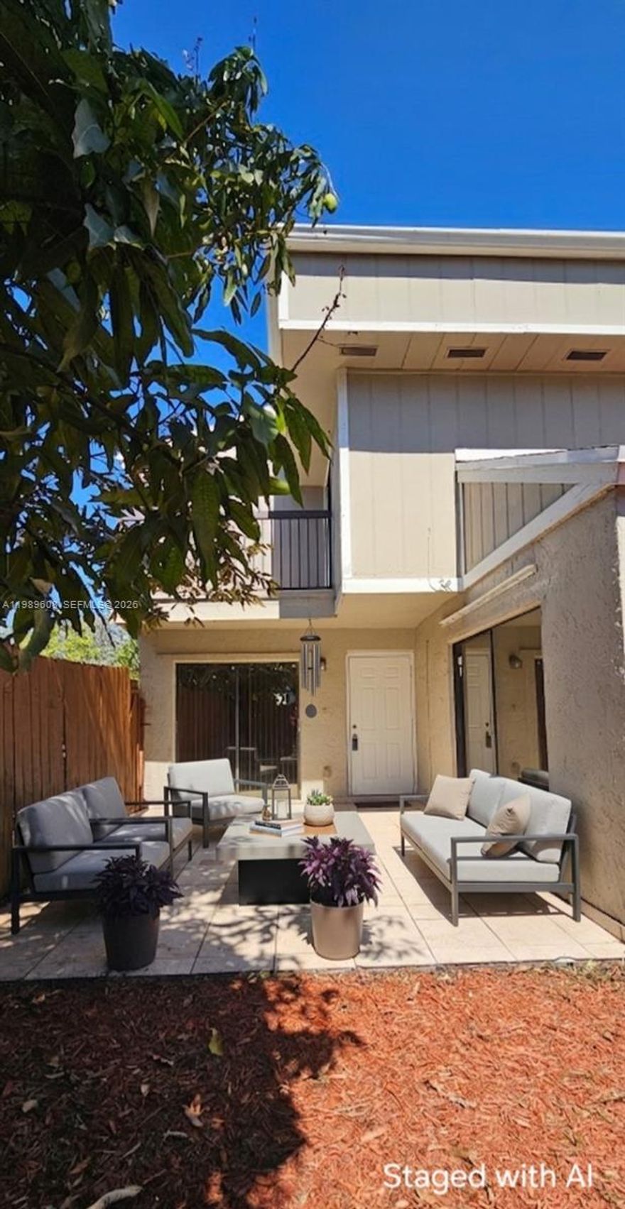 Rare find in Plantation! Larger than Tax Rolls! Located in the highly sought-after Cluster Homes at Lago West, this charming community sits quietly between Broward Blvd. and NW 8th St., offering the perfect blend of convenience and tranquility. The location is unbeatable — close to major highways for effortless commuting anywhere in South Florida, and just a short bike ride to Markham Park, Flamingo Park, Publix, and Sawgrass Mills Mall. Inside, the home features tile flooring downstairs and laminate wood floors upstairs, a spacious kitchen, formal living and dining areas, and a dedicated laundry room. One of the few properties of its kind in Broward, it boasts a fully fenced-in yard, ready for the new owner to customize into their ideal outdoor space.
Additional perks include two assigned parking spaces and a low HOA that covers homeowners insurance and the roof. You will love living here — homes in this community rarely last in any market!