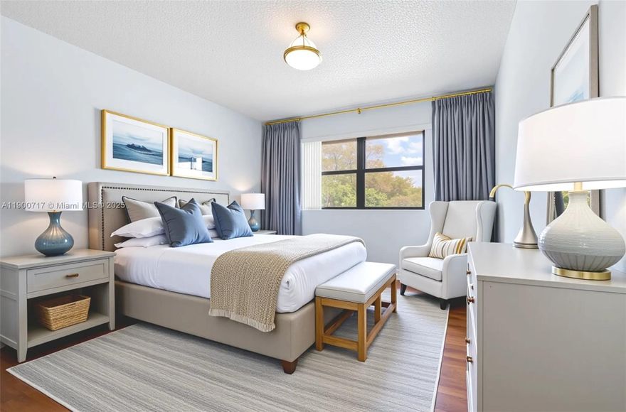Best deal in The Courts at Kendall! Spacious 2-bed, 1-bath top-floor corner unit with high ceilings, open layout, and a fully renovated bathroom. Features include tile flooring, in-unit laundry, accordion shutters, and private balcony with great natural light. Only minor updates—like new appliances—are needed to make it move-in ready. Gated community with pool, gym, tennis, racquetball, playground & 24/7 security. Pet-friendly and investor-friendly—rent immediately with low HOA fees. Prime location near Walmart, Target, Home Depot, top schools, Baptist Hospital, Executive Airport, and major highways. Ideal for first-time buyers or investors. Strong rental demand and well-maintained common areas. Don’t miss out—schedule a private tour today!