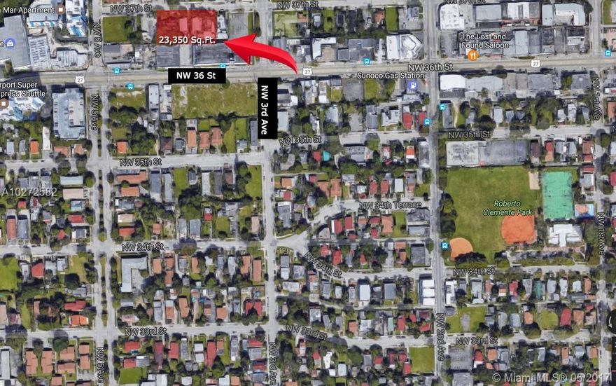 Excellent Development Opportunity. 24,187 Sq. Ft, 356, 334, 330, and 344 zoned, 4 parcels sold together.
Zoned T6-8O Urban Core Zone for multi family, retail, commercial, hotel, residential or restaurant use. This offering consists of four total parcels totaling 25,350 Sq.Ft. Two parcels are vacant, one parcel has a residential triplex and one parcel has a single family home. All may all be torn down. These separate parcels addresses are:
346 NW 37th St. /356 NW 37th St. /334 NW 37th St. /330 NW 37th St.