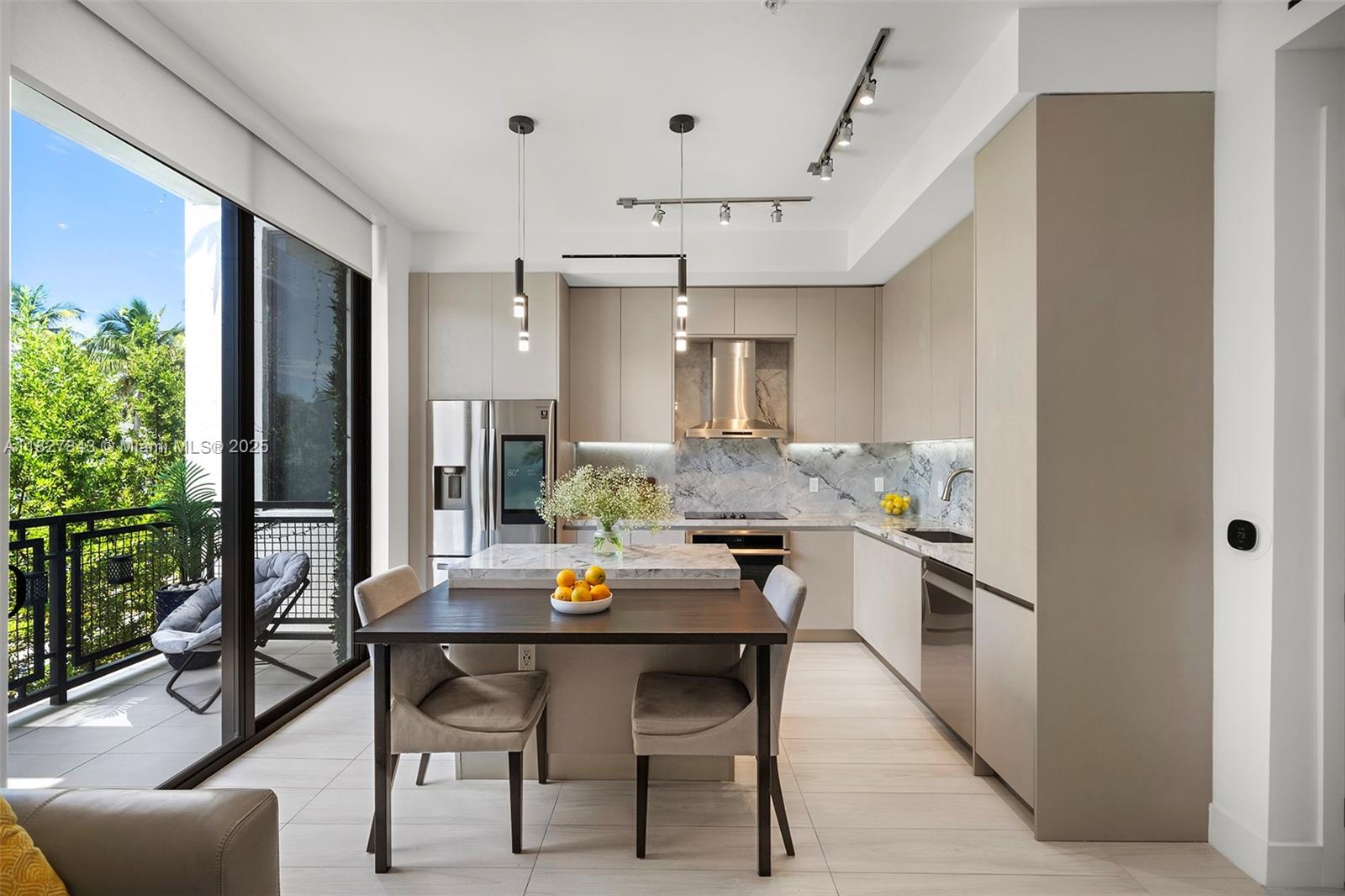 Spacious 1BR + Den at Ten30 South Beach! Modern and bright residence featuring 10-ft ceilings, open-concept layout, and abundant natural light. The chef’s kitchen boasts Italian cabinetry, quartzite countertops, and Samsung smart appliances. Generously sized primary bedroom includes space for an office or media area, plus walk-in closet. Versatile den functions as a second bedroom with its own walk-in closet, Murphy bed, and built-in storage—offering more storage than many 2BR penthouses in the building.
Enjoy boutique amenities including a rooftop pool, BBQ area, Pilates studio with reformers, cardio equipment, secured garage, and assigned parking. Ideally located just 1 block from Lincoln Road and less than 10 minutes from the ocean. Offered furnished if desired.