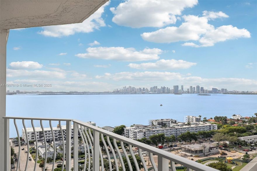Experience coastal elegance in this beautifully remodeled 2-bed, 2-bath condo in North Bay Village offering 1,061 sqft of refined living space with breathtaking open bay and Miami skyline views. Designed for comfort and style, this waterfront residence is move-in ready condo with panoramic water views. The home showcases a sleek remodeled kitchen with modern cabinetry, upgraded floors, and renovated bathrooms featuring clean finishes and thoughtful lighting. Floor-to-ceiling windows frame the shimmering bay, filling the space with natural light. The balconies offer an ideal retreat to unwind or entertain with sweeping views of Biscayne Bay and downtown Miami’s skyline.
Amenities include a waterfront pool and direct marina access. Two parking spaces