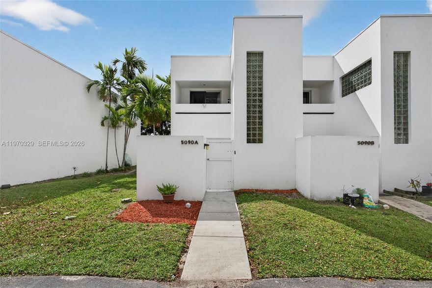 Welcome home to your serene South Florida oasis in the heart of West Palm Beach with this tastefully appointed townhome in the desirable Park Place Townhouse community. As you step inside, you are greeted by an abundance of natural light streaming through expansive windows and skylight, illuminating the neutral-toned flooring and crisp, clean interiors. Featuring a brand-new Roof and new water heater for your peace of mind. Upstairs you will find new durable modern Luxury vinyl plank flooring and two spacious bedrooms with generous closet space and a beautiful, updated bathroom. Enjoy hosting outdoors with two wonderful outdoor living spaces, a private fenced-in courtyard in front and the spacious open back patio overlooking ample green space. Residents also enjoy access to a beautiful community pool, all while being minutes away from the vibrant energy of downtown, premier shopping at The Square, and the area's world-class beaches. This pet-friendly community allows up to two pets, with a maximum weight of 25 lbs per pet. Do not miss this opportunity!