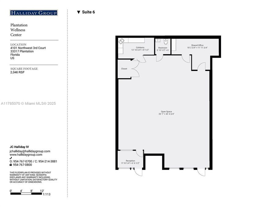 Open plan office/medical space available near the heart of Plantation.  Located right next to the HCA's new emergency center.