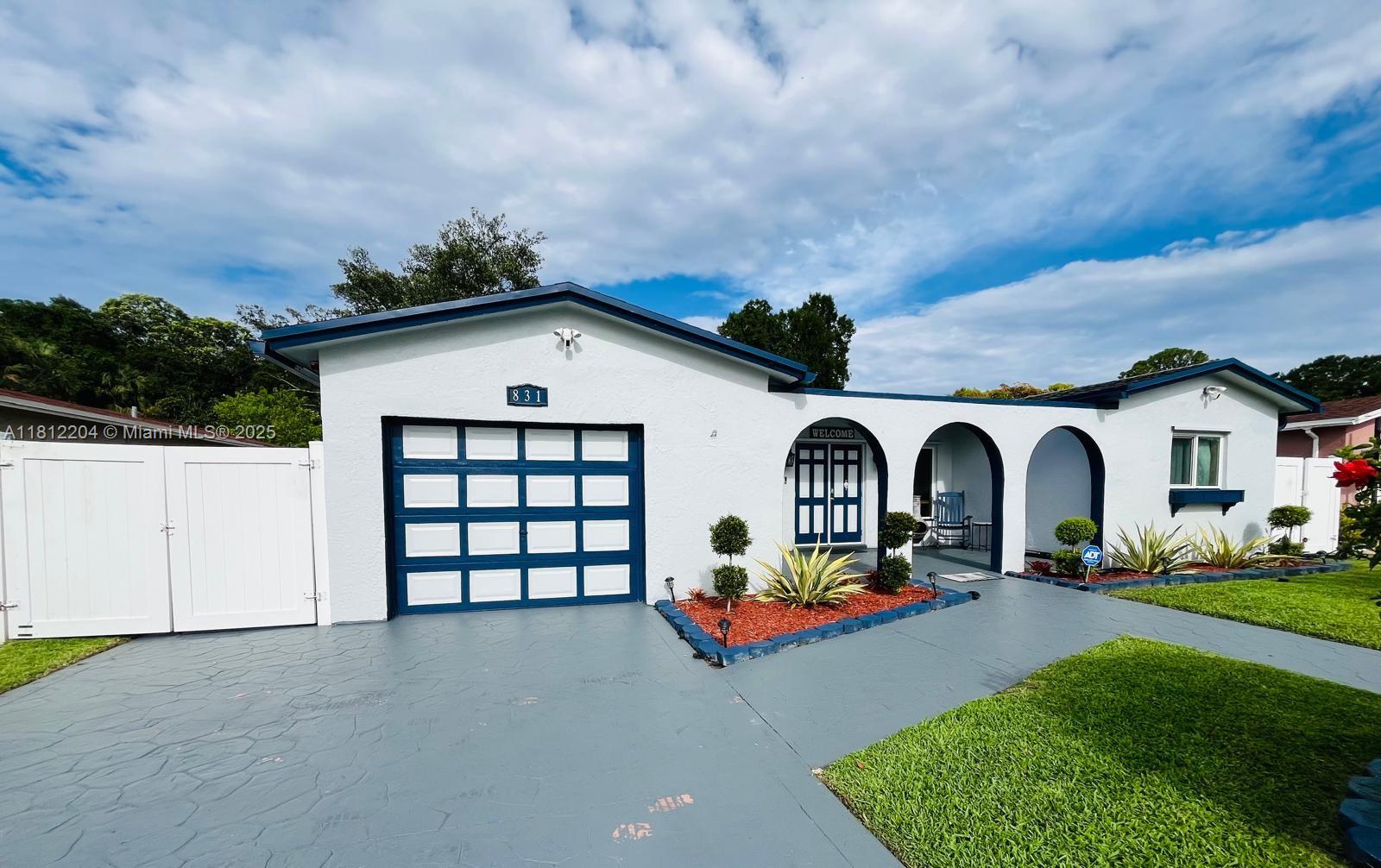 Rental Property at 831 Sw 49th Ter, Margate, Broward County, Florida - Bedrooms: 3 
Bathrooms: 2  - $4,000 MO.