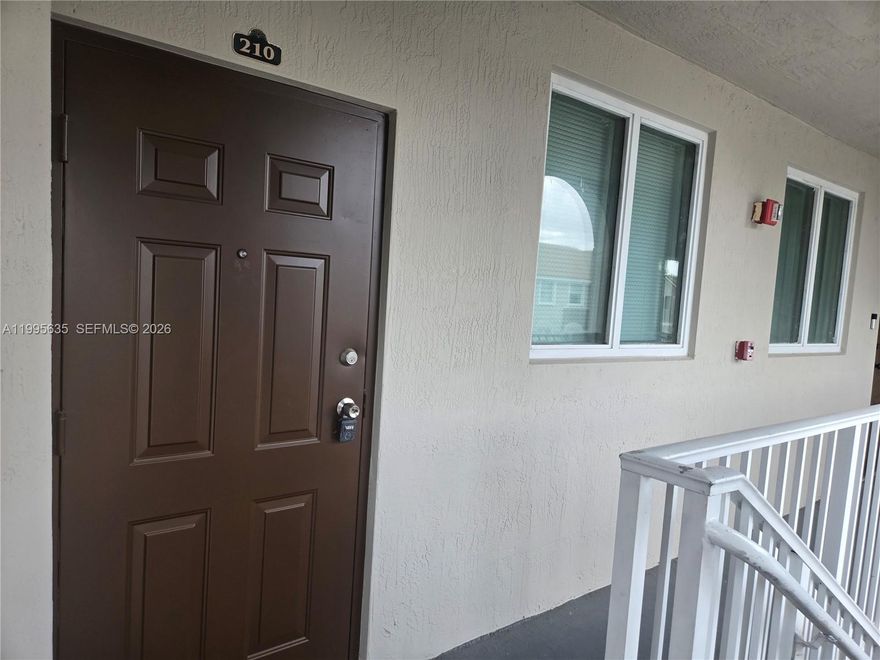 2 bedrooms apartment in gated community with 24 hours security.  All tile flooring. Washer and dryer. 2 assigned parking spaces. Easy to show.
