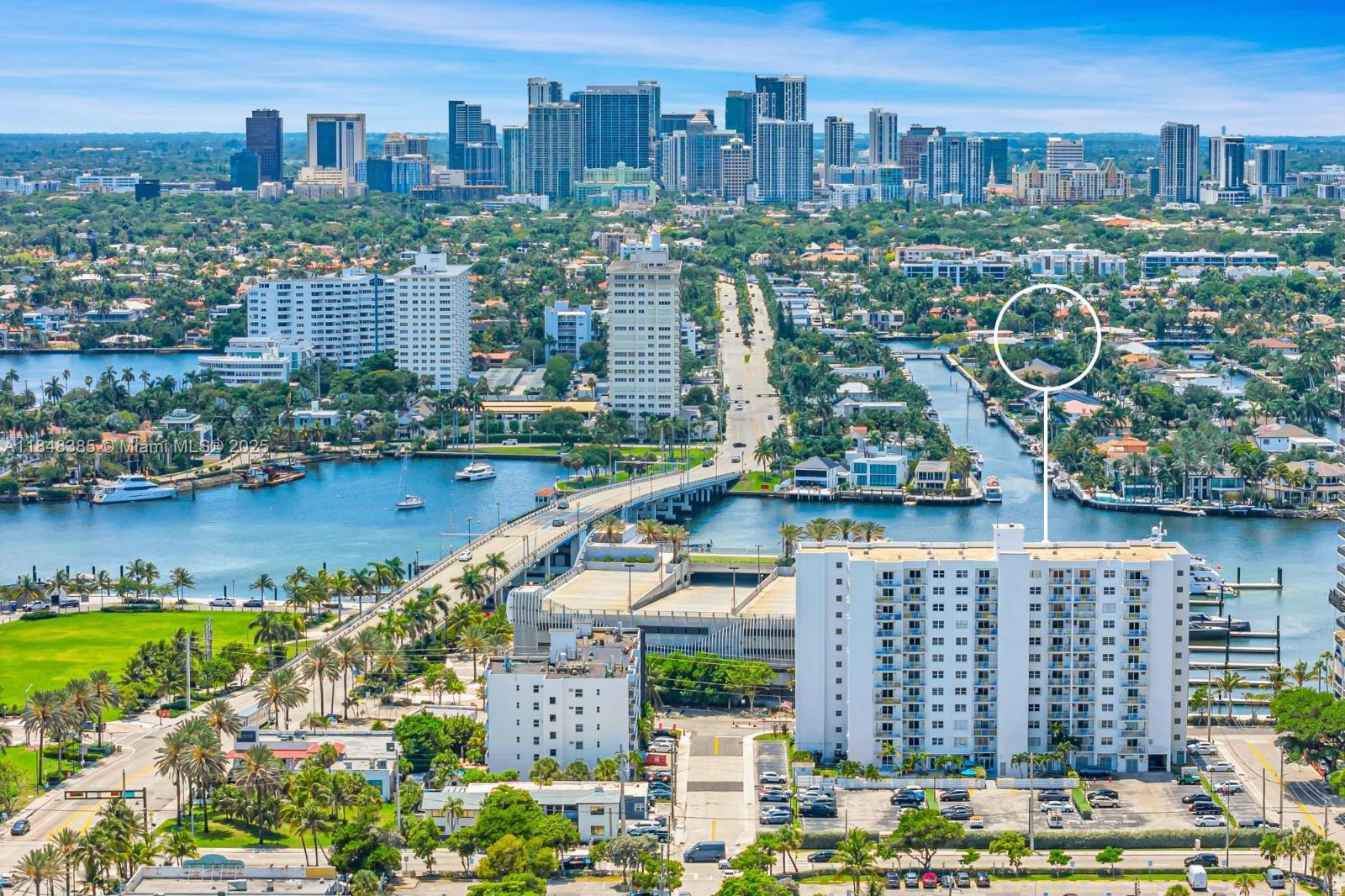 This is the Fort Lauderdale you came for. Yachts pass just beyond your balcony, the beach two minutes away. From this northwest corner perch, you're overlooking the brand-new Las Olas Mega Yacht Marina—front-row to the rhythm of the Intracoastal. Inside, the space is quiet and refreshed with quartz countertops, soft-close cabinetry, and impact windows. This 2-bedroom, 1-bath condo is a relaxed retreat in a building with freshly painted exteriors and newly completed balcony work—timeless charm in the heart of it all. Walk to the beach, the weekend farmers market, and Fort Lauderdale’s most iconic spots—from the Elbow Room to Casablanca, and all the energy of Las Olas. Whether you're here for the season or something more permanent, this is the kind of place that keeps calling you back.