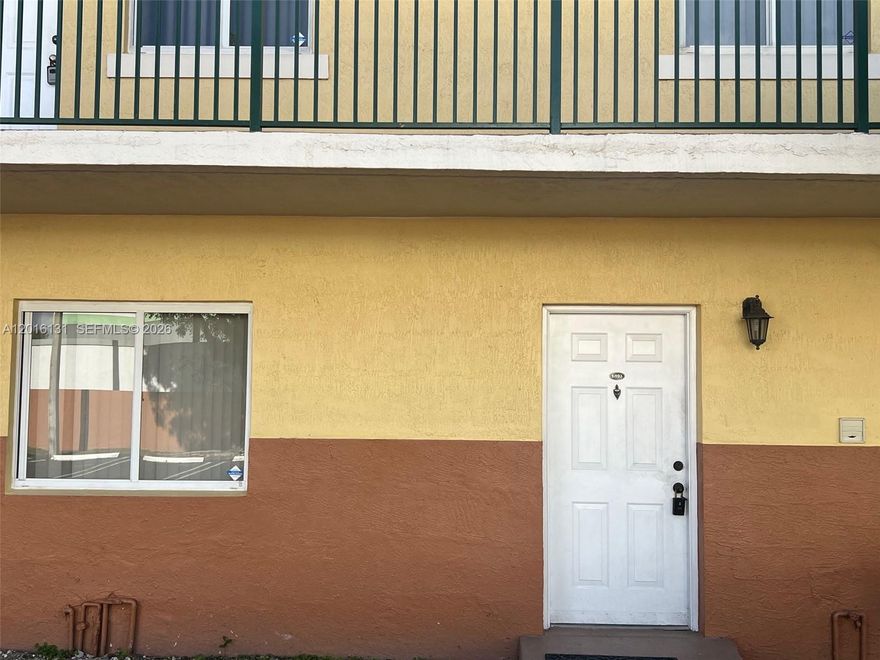 One of a kind complex that permits short term rental. The unit is a 1- story condo with W/D. All tile floor. It is on the first floor with a balcony. Freshly painted!