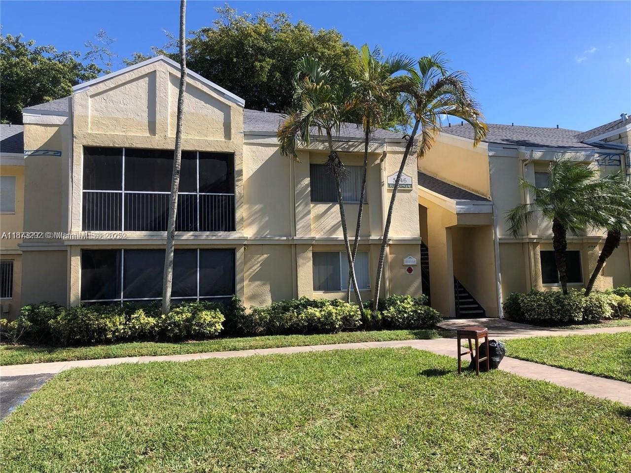 Beautifully updated centrally located condo in the gated community of Sun Vista Gardens Condominiums. THIS SPACIOUS UNIT INCLUDES TILE FLOORS, FRESHLY PAINTED, NEW STAINLESS STEEL APPLIANCES, UPDATED BATHROOMS, WITH BALCONY AND ASSIGNED PARKING. This one is a must see. AMMENITIES INCLUDE COMMUNITY POOL, GYM, TENNIS COURT. TRASH PICKUP. WATER INCLUDED.