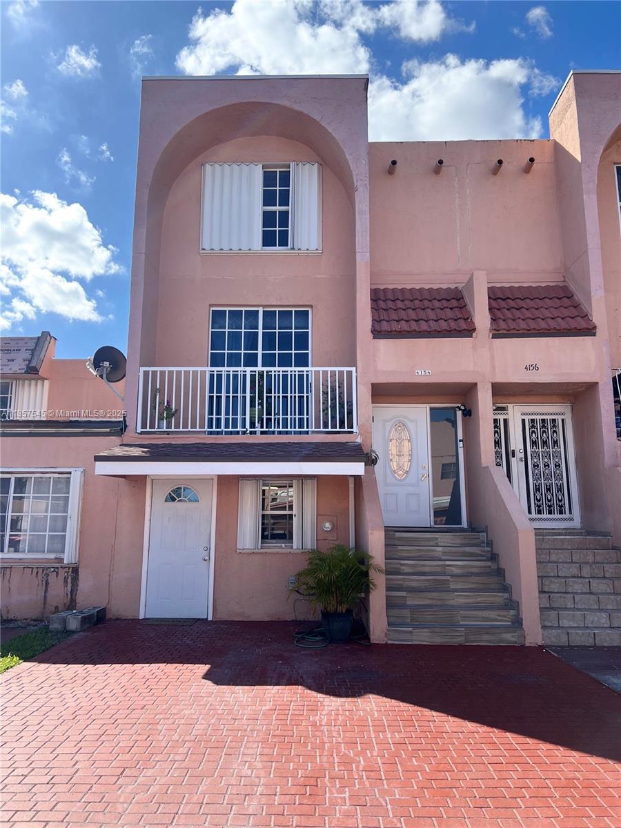Charming 3-bedroom, 2.5-bathroom Townhome located in the heart of Hialeah! This spacious home offers a modern kitchen with stainless steel appliances, updated bathrooms, and generous living spaces. Enjoy the convenience of in-unit laundry, balcony and second floor patio, one dedicated parking spaces with plenty of guest parking. The townhome is situated in a family-friendly neighborhood, close to major highways, shopping centers, schools, and parks. The townhome also features a 2/2 efficiency, For Rent with separate entrance available. Ready to move in! Easy to show—see this charming rental today!