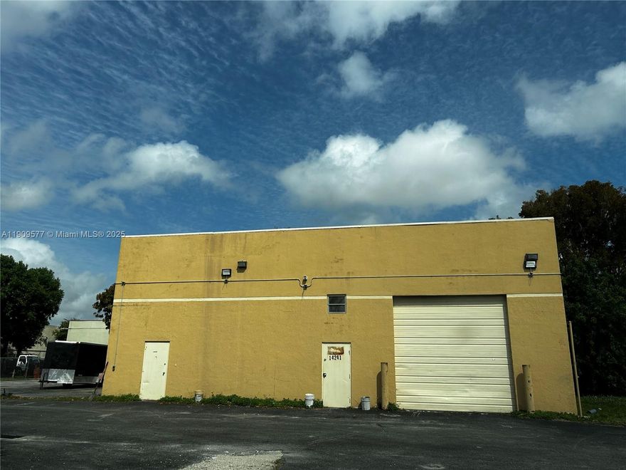 Spacious and versatile warehouse available behind Tamiami Airport and conveniently close to major highways. This unit features a large open floor plan ideal for storage, light manufacturing, or business operations, along with a private room/office separate from the main warehouse and a private bathroom for added convenience. The property offers high ceilings, wide access doors for easy loading and unloading, secure gated entry, and available parking—perfect for small businesses, contractors, or e-commerce operations seeking a clean, functional, and well-located facility.