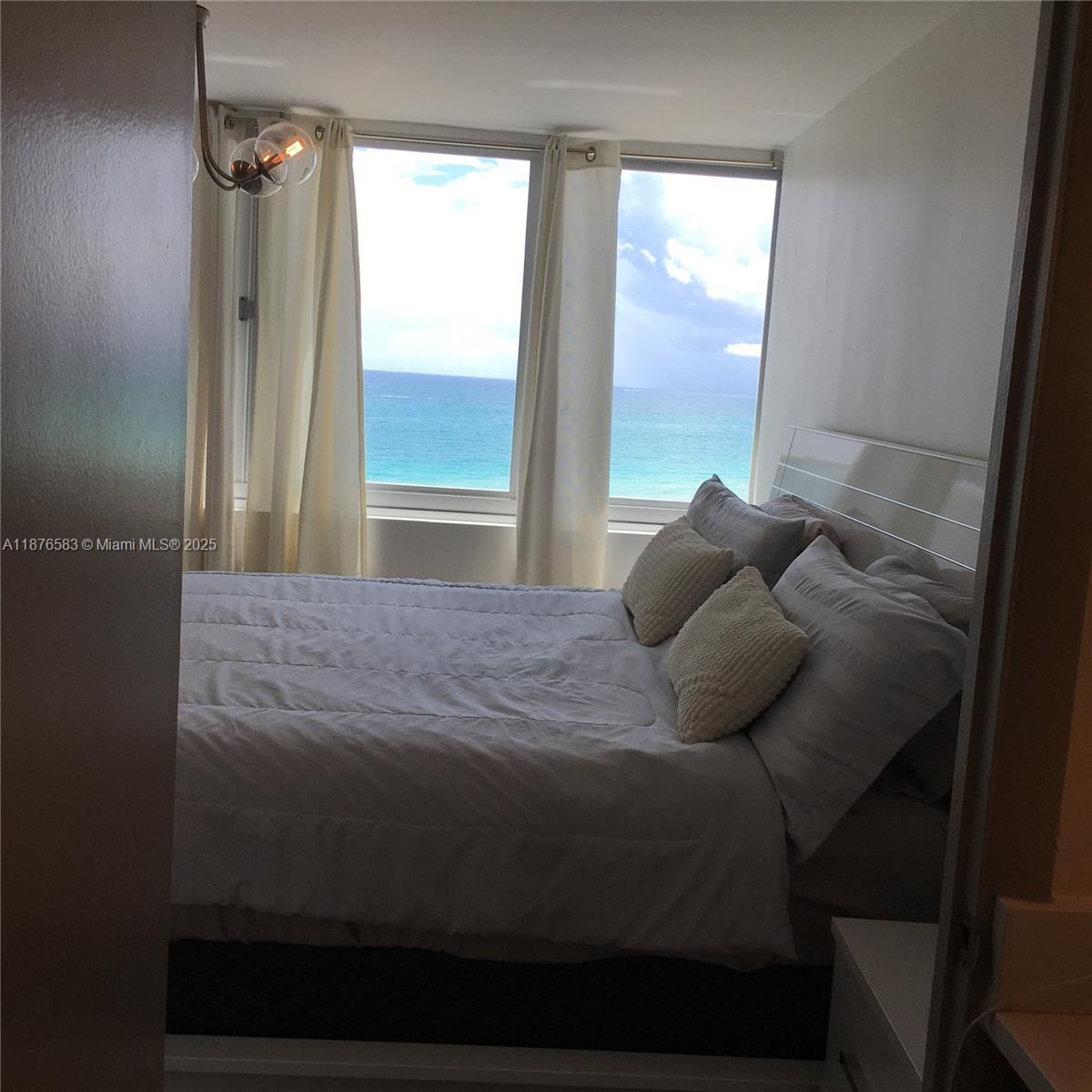 Wonderful Ocean Views !!!! Modern and Bright with 2/2
1 Master bedroom & Den converted in the Second Bedroom - The Master Bathroom includes a bath tub and a Second Full Bath - open kitchen with an island for Breakfast - Location a prime Miami Beach Area surrounded to coffee shops, restaurants, banks, Supermarkets , Theatre North Beach Bandshell, beach volleyball and tennis courts - HOA QUARTERLY ($2,900 each three months )
INCLUDED IN HOA. : INTERNET, TV CABLE , WATER, SECURITY-INSURANCE-GENERAL BUILDING MAINTENANCE - SPECIAL ASSESSMENT OWNER WILL PAY HALF for a total of $43,000(negotiable) The building passed the 40 year recertification.Luxury Style Amenities including a Brand new Pool, Recreation Area, Party room, fitness center, and direct beach access
