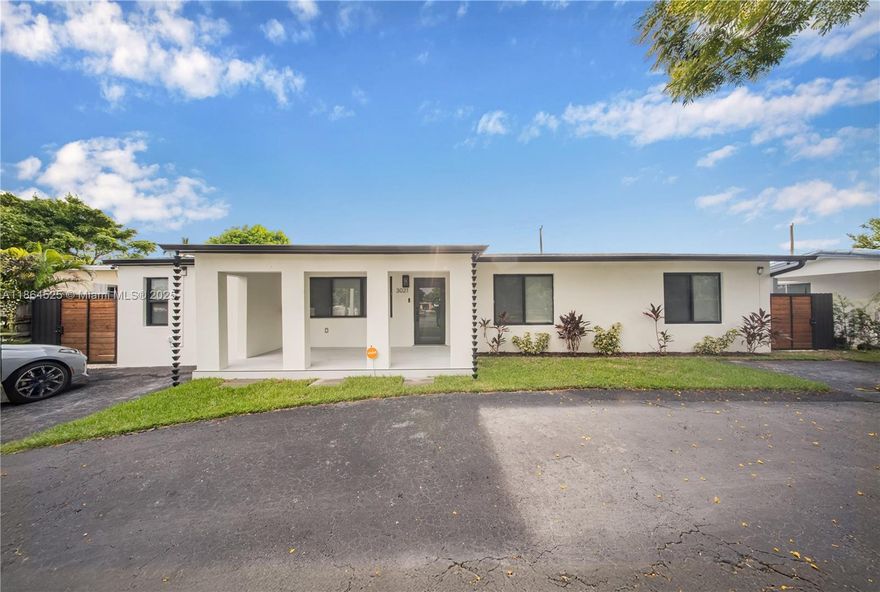 LOOKING FOR A TURNKEY PROPERTY? This one is a true WINNER! This Completely remodeled 4 bedroom 3 bathroom property with a brand new roof, impact windows, alarm system, window coverings, beautiful bathrooms with decorative tiling and roll in showers awaits you. Property offer larger square footage then tax roll indicates with 1965 of living space. The property is located close to major highways, plenty of restaurants and Florida International University. Schedule a private showing today.