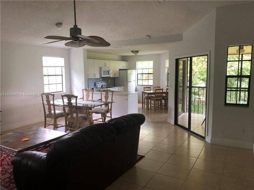 Welcome home to this beautiful, bright and rarely available corner unit in desirable Boca Pointe. Furnished or unfurnished, split 2 beads, 2 baths, covered balcony and vaulted ceilings. Close to Boca Center, Mizner Park, and 5 miles from beautiful South Florida beaches. Master bed with en-suite and fully served walk-in closet. Kitchen with glass-tile backsplash and quartz countertops. Open living room and kitchen adjacent to private balcony facing green and manicured background. Washer/dryer in the unit extra storage. Boca Point is a managed community in Central Boca. Golf and tennis membership is available but not mandatory.