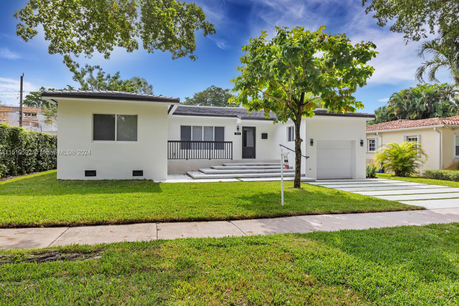 Property for Sale at 306 Fluvia Ave, Coral Gables, Broward County, Florida - Bedrooms: 3 
Bathrooms: 2  - $1,650,000