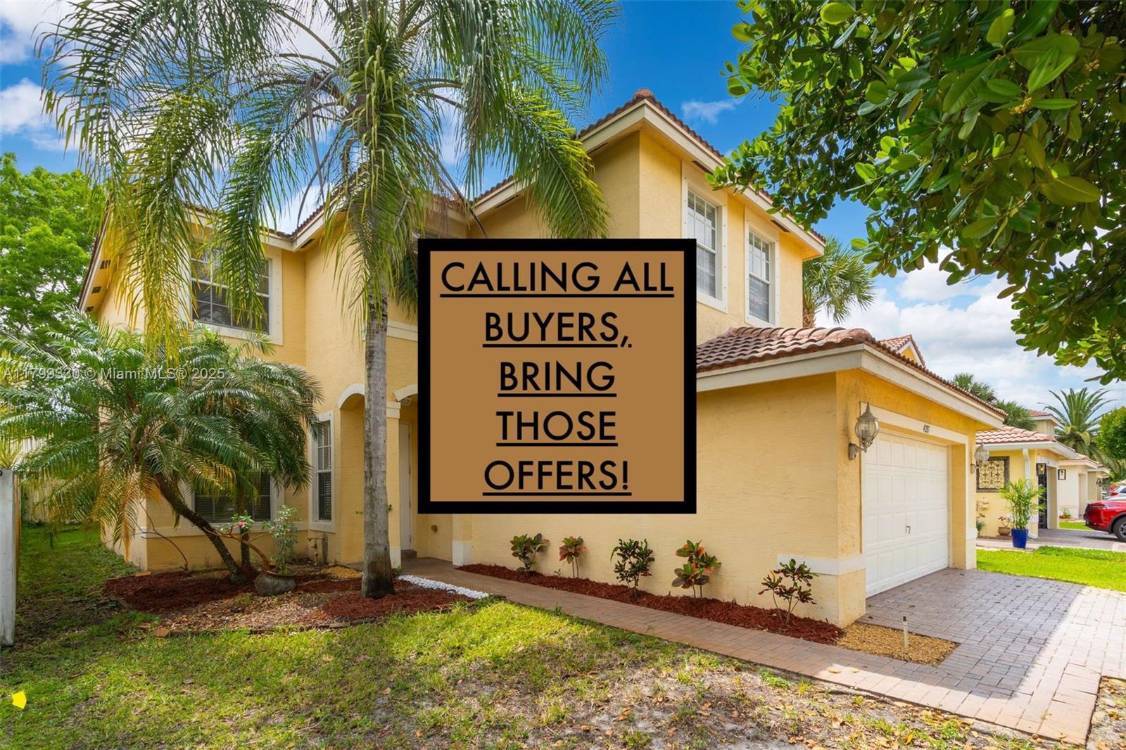Property for Sale at 4287 Sw 130th Ave, Miramar, Broward County, Florida - Bedrooms: 4 
Bathrooms: 3  - $640,000