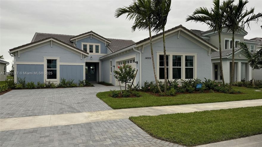Brand new one story home located in the heart of Palm Beach County. Incredible lake, from  the huge backyard, and a  terrace. The property has 4 bedrooms,  3 bath, impact windows, a beautiful kitchen with a big island. Woodlands of Westlake is a brand new gated community, close to the I95, the Florida Turnpike and unspoiled nature reserves. Resort Style Amenities including a lagoon pool with tower water slide, bocce ball courts, BMK pump park, snack shack & scoops Ice cream and so much more!