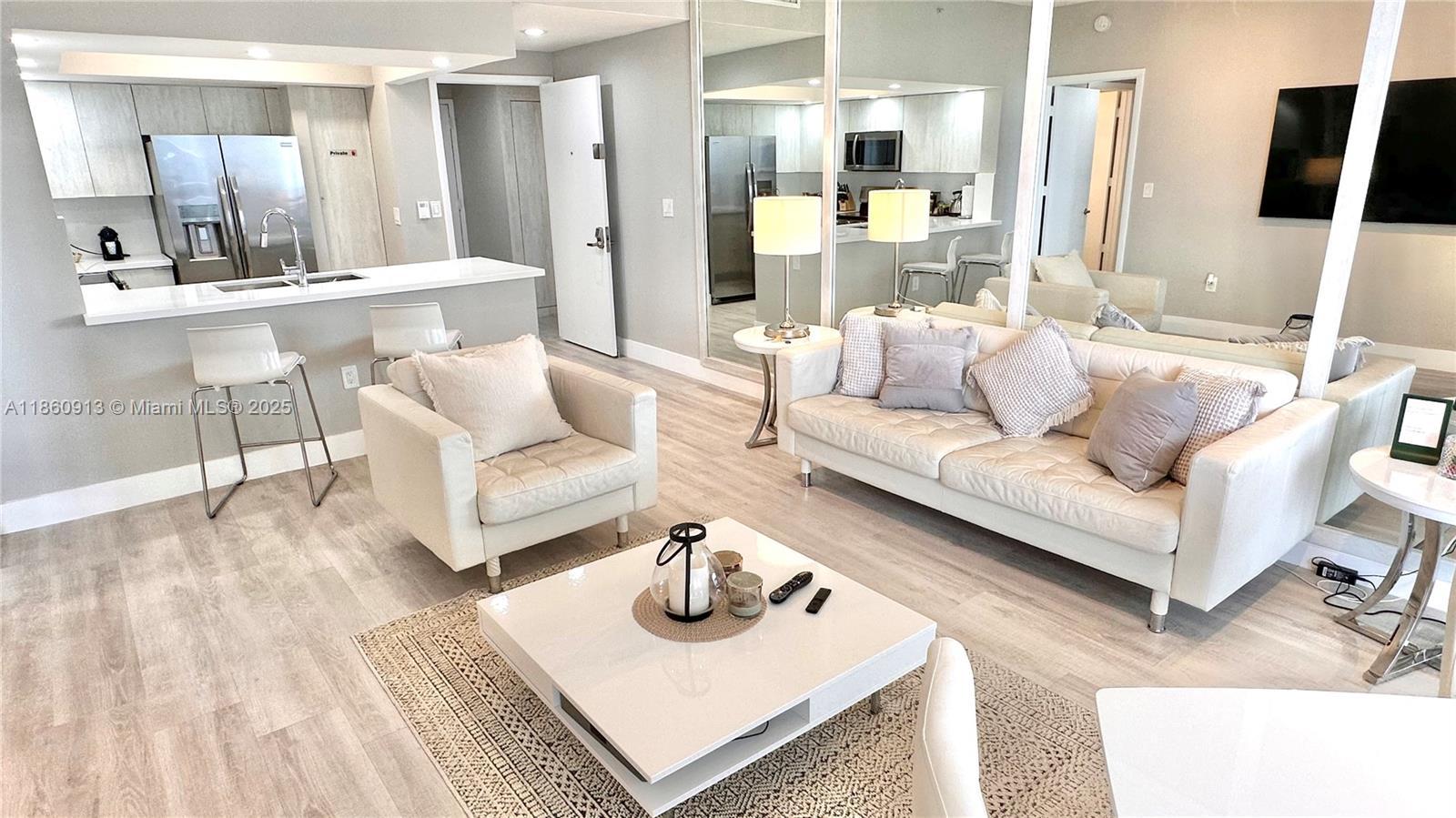 Stunning Oceanfront Unit in Sunny Isles Beach! Experience luxury living in this fully renovated, very spacious 2 Bed, 2 Bath with breathtaking ocean views from every room. Perfectly located in the heart of Sunny Isles Beach, this home offers the ideal blend of comfort, style, and convenience. Enjoy modern upgrades including an washer & dryer and high-speed WiFi. The building features resort-style amenities: direct beach access, a spectacular pool area with oceanfront bar and poolside service, fitness center, business center, and valet parking (one car free of charge). Just minutes from Aventura Mall, Bal Harbour, and Miami Beach, this location is unmatched. The condo fee covers all utilities and full beach service with 2 chairs, umbrella, and towels—making ownership truly hassle-free.
