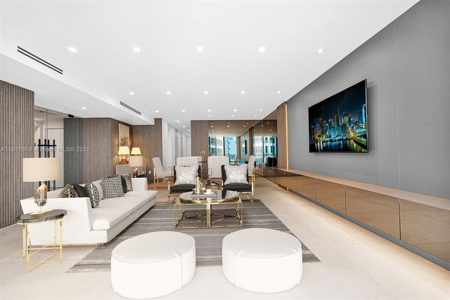 One-of-a-kind, spectacular flow-through residence featuring 2 bedrooms + Den, 2.5 baths, meticulously designed with luxurious finishes and stunning details throughout. This magnificent unit includes a private foyer and two balconies offering breathtaking ocean views from every room. Diplomat Residences provide 5-star luxury amenities and services, including an oceanfront swimming pool, beach and pool service, private movie theater, BBQ area, billiards room, 24-hour valet service, and dining options at the Diplomat Resort. Experience an exclusive lifestyle in this boutique luxury development in the heart of Hollywood Beach.
