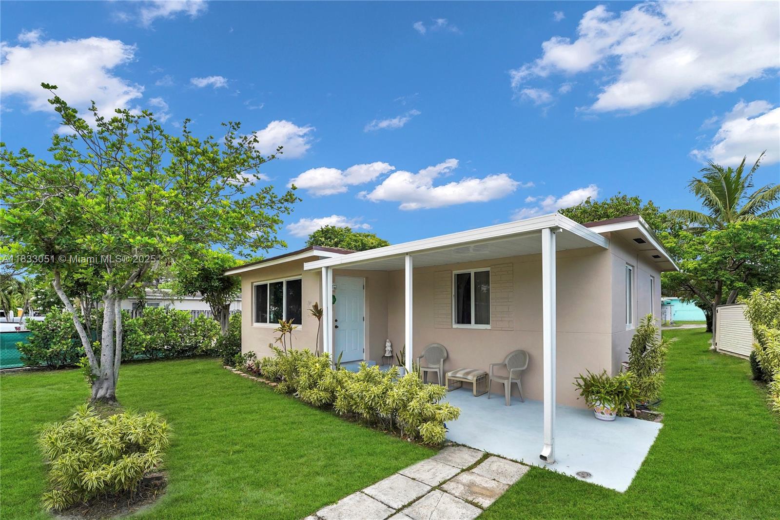 Beautifully updated 2BR/1BA corner-lot home in Hollywood, FL with major upgrades: new roof (3 weeks old), impact windows, and PVC plumbing. Features terrazzo floors throughout, updated bathroom, and a covered front porch. The spacious 6,732 sq ft lot offers room for a pool and outdoor entertaining. Located minutes from I-95, Dania Pointe, and Fort Lauderdale Airport, this move-in ready home combines comfort, convenience, and value. Perfect for first-time buyers or investors—don’t miss it!
