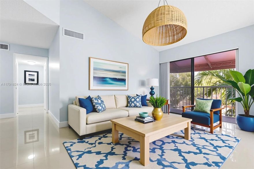 Best price in the building and the area for a spacious 2-bed, 1-bath condo in The Courts at Kendall! Priced at $259,000 for a quick sale, this third-floor unit features high ceilings, tile floors, open layout, balcony, and accordion shutters. Perfect opportunity for investors—can be rented out immediately. Located in a gated community with low HOA fees, 24/7 security, pool, gym, tennis courts, racquetball, and playground. Steps from top-rated schools, shopping, dining, Walmart, and major roads. With a bit of personal touch, this unit becomes a smart investment or a great starter home. Don't miss this deal—schedule your showing today!