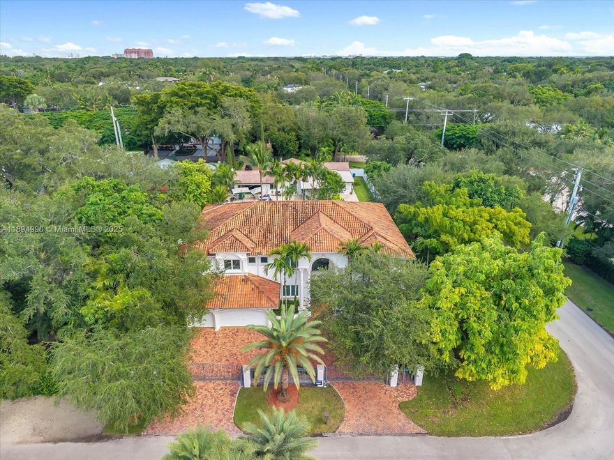 Nestled in High Pines, this privately gated two-story home offers 6 bedrooms, 6.5 baths, an elevator, 3 car garage on a desirable corner lot. As you enter, vaulted ceilings welcome you into a grand living room featuring a cozy fireplace and a bar area that opens to captivating views of pristine landscaping, complemented by a sparkling pool and spa. The first floor includes two private en suite bedrooms, a dedicated dining room, and a kitchen area. Upstairs, 3 additional en suite bedrooms and a spacious primary suite with balcony access overlook the tranquil backyard. Don’t miss the opportunity to make this elegant retreat your own—schedule your private tour today!