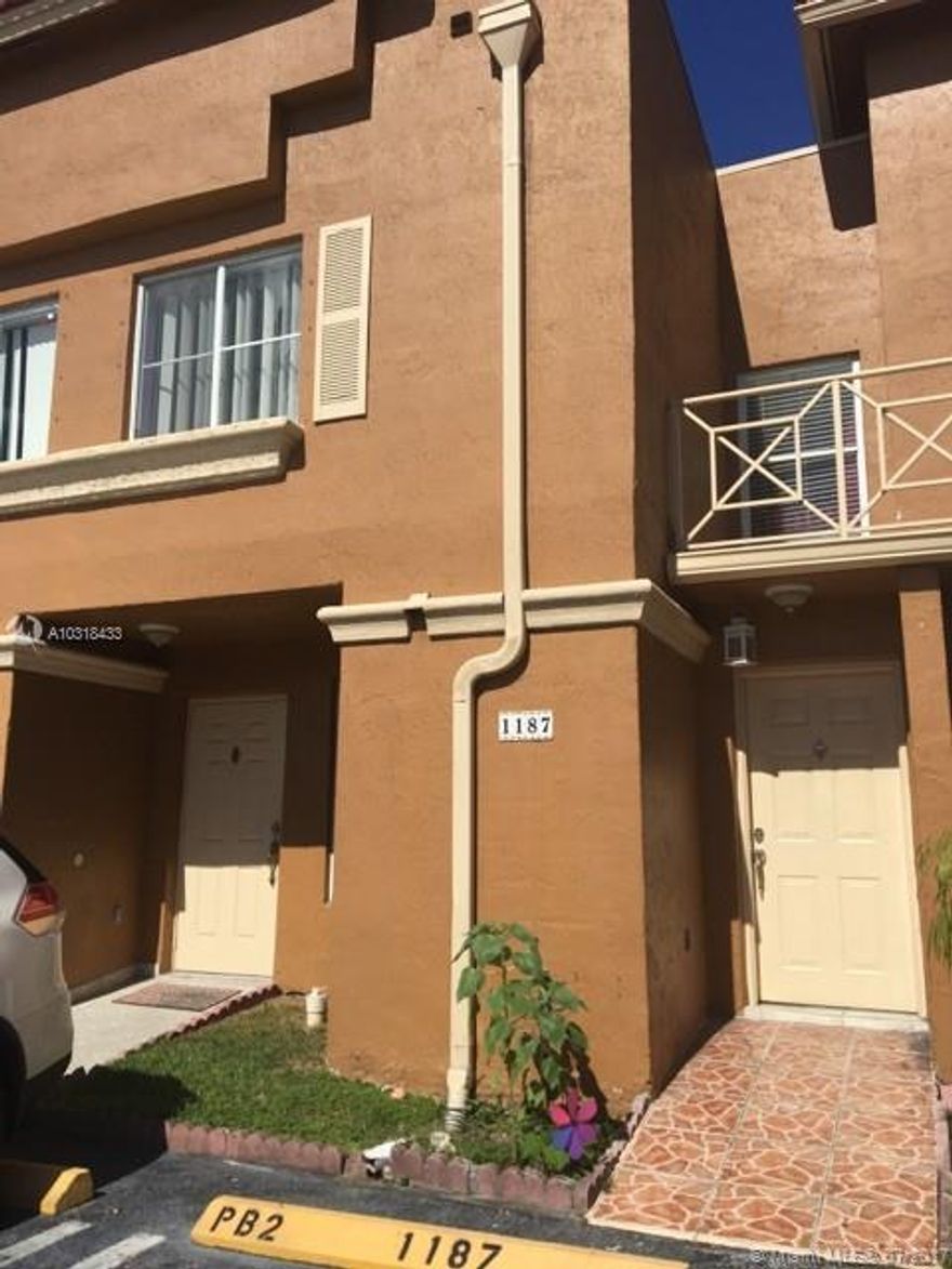 Nicely kept and updated townhome with a backyard! *****There is a second association that is payable twice a year in the amount of $159.00. There are two assigned parking spaces for the unit and a visitor decal given for a third vehicle.