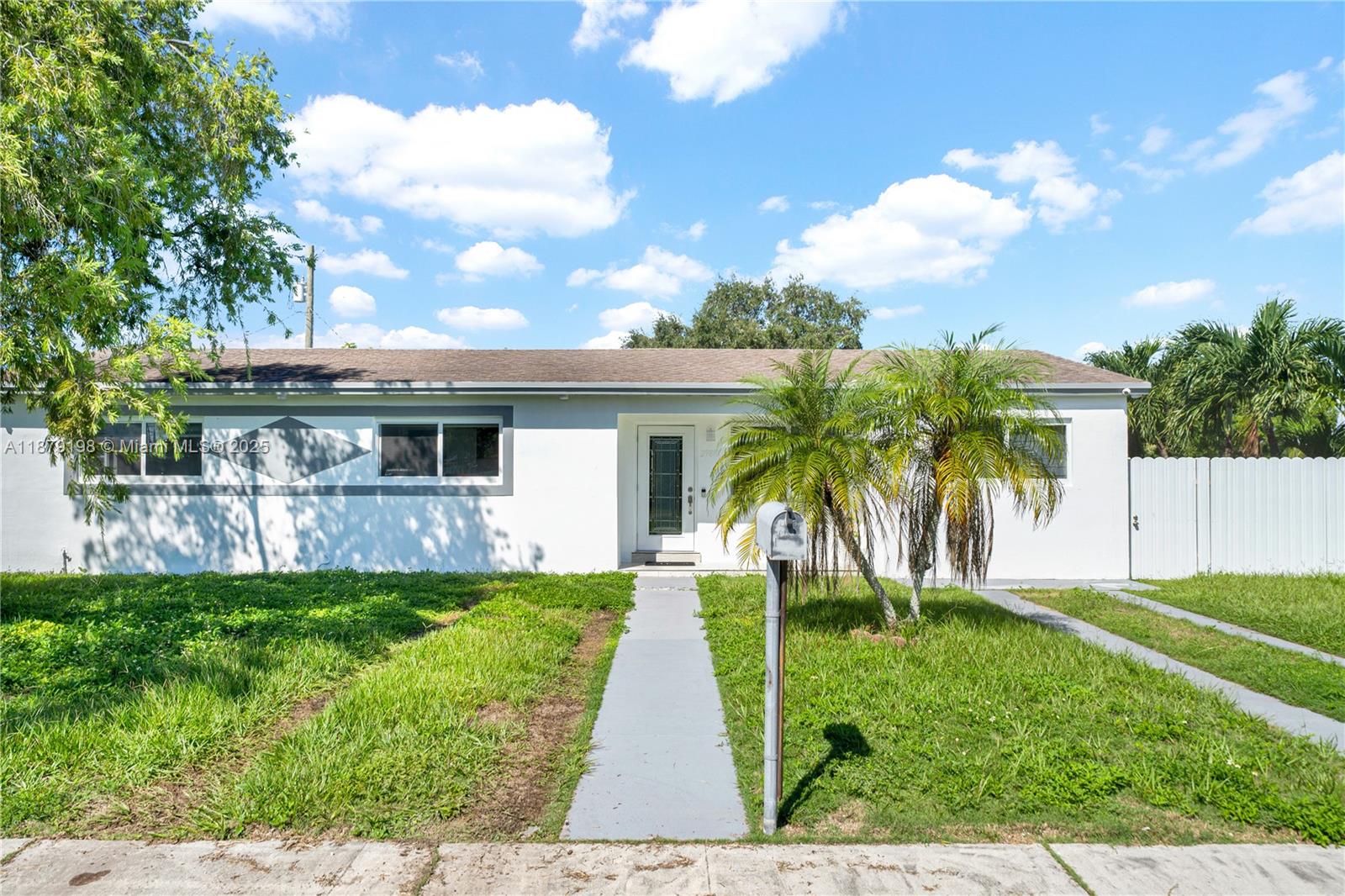 Welcome to this beautifully updated 3-bedroom, 1-bathroom home, featuring a complete remodel with high-end finishes and modern touches throughout.
Enjoy peace of mind with impact windows and stylish zebra blinds in every room. Relax or entertain year-round on the enclosed screened porch, perfect for extra living space. Sitting proudly on a corner lot, this home also features a large side access—ideal for parking a boat, RV, or extra vehicles. Available for move in October 1st.
