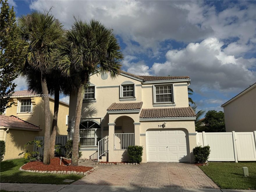 Beautifully updated home in Governor’s Run with in the Towngate Community. Ideally situated close to I-75 and Pines Blvd. Walk to dining, shopping, and movie theater. Top rated schools located in the community. Community has multiple pools, gym, and clubhouse. The home has a bright open layout. Two bathrooms have been renovated, and the home freshly painted. The master suite offers two closets including a walk in and private bath. Indoor washer / dryer for convenience. Enjoy a private pool in a large backyard. Impact shutters for your safety. Pool maintenance and HOA paid by Owner. Tenants need to be approved by HOA and good credit is a must. Move in ready.
