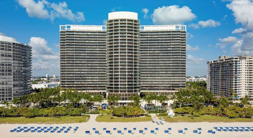Fabulous residence at the exclusive St. Regis Bal Harbour. This fully furnished unit features 3 bedrooms is now available for rent, 3 & 1/2 bath , beautiful kitchen with Top-of-the-line appliances. This beach paradise residence offers a flow through floor plan with spacious terraces and breathtaking views of the ocean and city skyline. Enjoy the exclusive 5 Stars 5 Diamonds resort amenities such as State of the art fitness center, Spa, Private lobby/entrance, Concierge, pool & beach service, in-room dining and much more. Across from world renowned Bal Harbour Shops