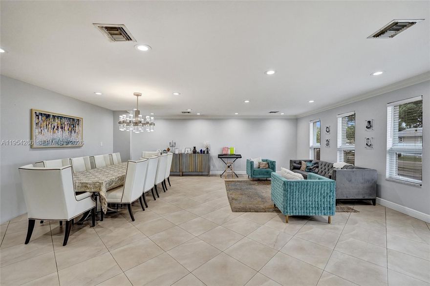 Located in the prestigious neighborhood of emerald hills, this expansive 6-bedroom, 3-bathroom home offers generous living space, a functional layout, and excellent indoor-outdoor flow. Designed for both everyday comfort and entertaining, the home features a highly equipped kitchen with multiple sinks, ovens, dishwashers, and freezers, providing exceptional flexibility for hosting and daily use. Spacious living areas and a well-proportioned floor plan allow for both gathering and privacy. Step outside to a private backyard with an in-ground swimming pool, ideal for outdoor entertaining, relaxing, and enjoying south florida’s year-round sunshine. Ideally situated near houses of worship, shopping, and major conveniences. Priced to sell, this is a rare opportunity to own a spacious home in one of the most desirable neighborhoods in Hollywood, Emerald Hills. Call today for more info and showings.