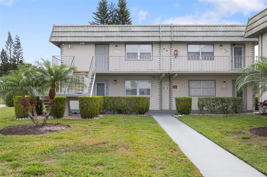 Discover a rare corner unit in this vibrant 55+ community, offering enhanced privacy and modern living. This beautiful 2-bed, 2-bath home has been completely renovated and boasts a range of amenities to enjoy, including pickleball, tennis, golf, and sparkling pools. With the convenience of an in-unit washer and dryer, this home has everything you need for comfortable, active living. Don't miss this opportunity—schedule a showing today! Also lease option!